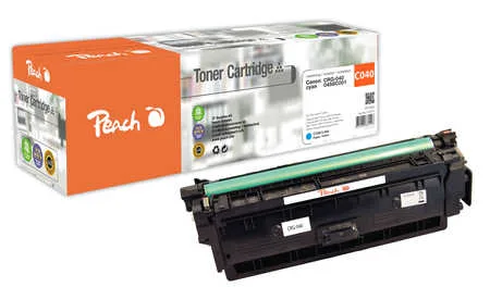 Peach HP 040 c Toner cy ersetzt Canon CRG-040 c, 0458C001 für z.B. Canon ISensys LBP -710 Cx, Canon ISensys LBP -710, Canon ISensys LBP -712 Cdn