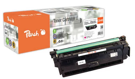 Peach HP 040 m Toner ma ersetzt Canon CRG-040 m, 0456C001 für z.B. Canon ISensys LBP -710 Cx, Canon ISensys LBP -710, Canon ISensys LBP -712 Cdn