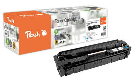 Peach HP 054 c Toner cy ersetzt Canon CRG-054 c, 3023C002 für z.B. Canon iSENSYS LBP -620, Canon iSENSYS LBP -621 Cw, Canon iSENSYS LBP -623 Cdw