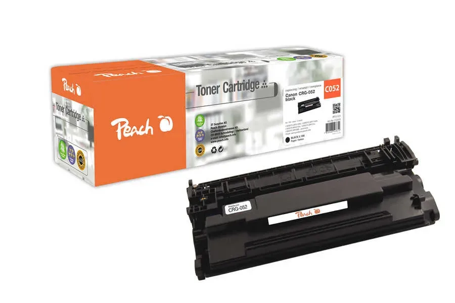Peach HP 052 bk Toner bk ersetzt Canon CRG-052 bk, 2199C002 für z.B. Canon iSENSYS LBP -210, Canon iSENSYS LBP -212 dw, Canon iSENSYS LBP -214 dw