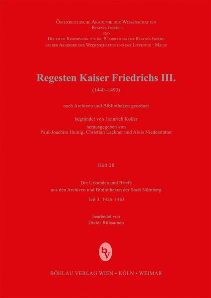 Die Urkunden und Briefe aus den Archiven und Bibliotheken der Stadt Nürnberg. Tl.3