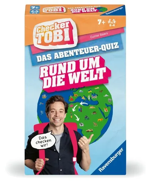Checker Tobi: Rund um die Welt - Reisespiel ab 7 Jahre