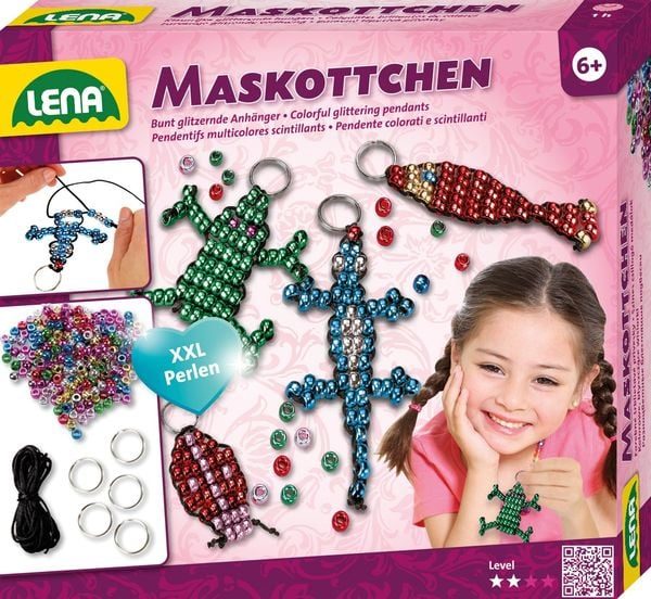 Lena ® Perlentiere Maskottchen Schlüsselanhänger