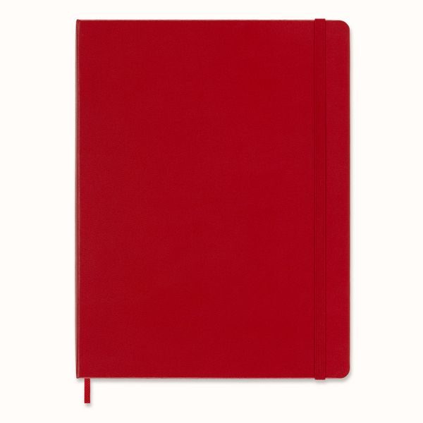 Moleskine Notizbuch Xlarge, Blanko, Hard Cover, Scharlachrot