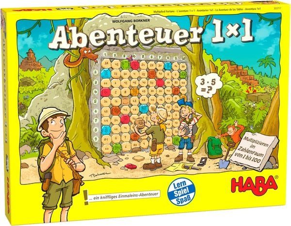 Haba Lernspiel Abenteuer 1x1 303717