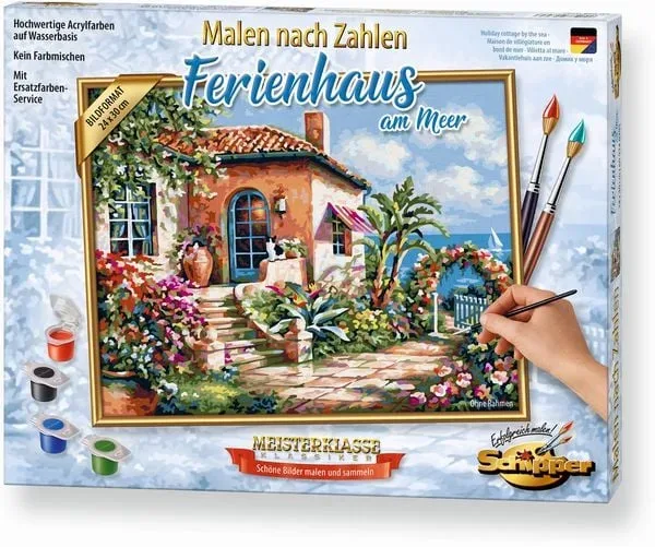 Schipper Malen nach Zahlen Ferienhaus am Meer