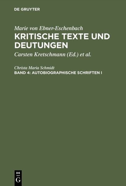 Meine Kinderjahre. Aus meinen Kinderjahren und Lehrjahren
