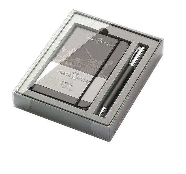 FABER-CASTELL Kugelschreiber Set Ambition 149623 schwarz
