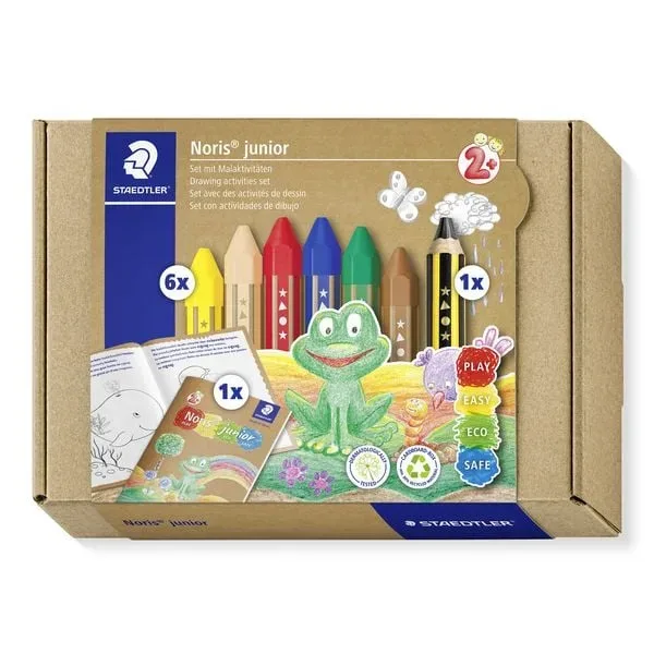 STAEDTLER Noris junior Schreib- und Zeichbedarf Noris junior 61 C1, Gemischtes Set Malaktivitäten für Kleinkinder