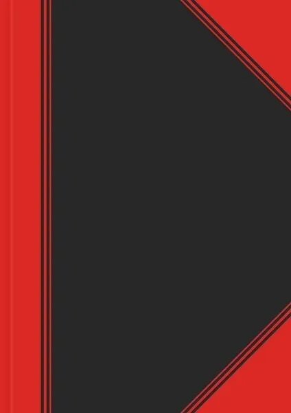 Bantex China-Kladde A4 96 Blatt 70gsm Rot liniert