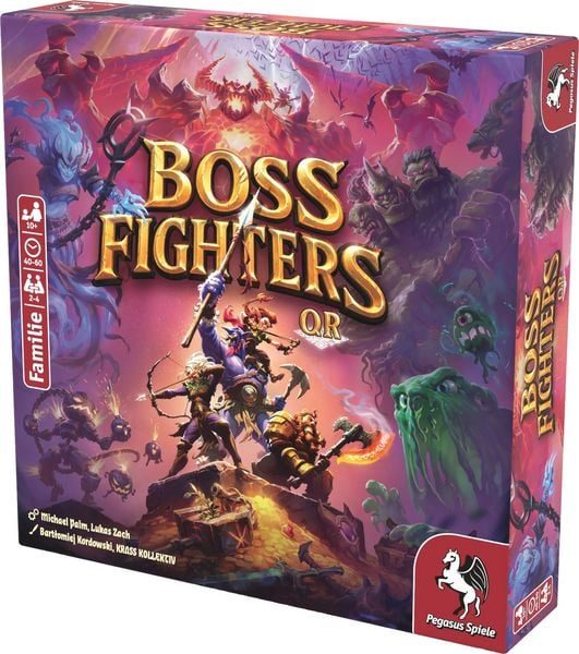 Pegasus Spiele Kennerspiel Boss Fighters QR -DE-