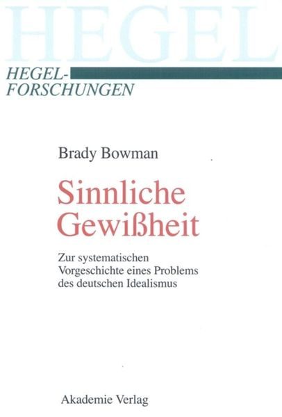 Sinnliche Gewißheit