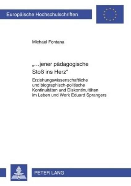 ...jener pädagogische Stoß ins Herz
