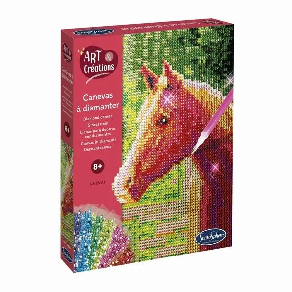 Sentosphère Diamond Dots Bild Pferd