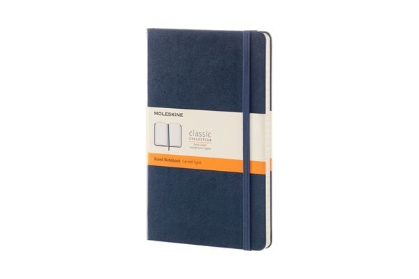 Moleskine Notizbuch, Large Size, Liniert, saphir