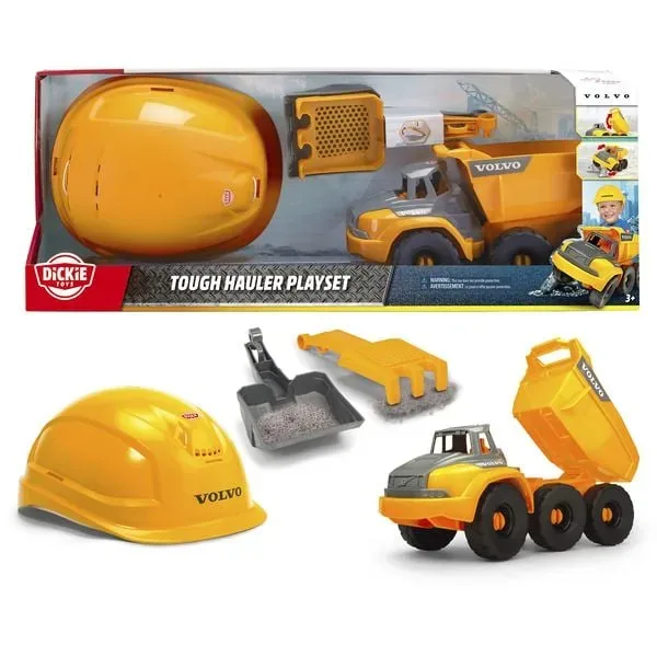 Dickie Toys Volvo Tough Hauler Playset Fertigmodell Baustellen-Set