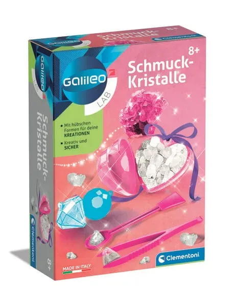 Clementoni Experimentierkasten Galileo -  Schmuckkristalle