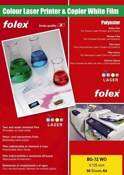 FOLEX Laserfolie BG-72 A4 29720.125.44 50 Folien