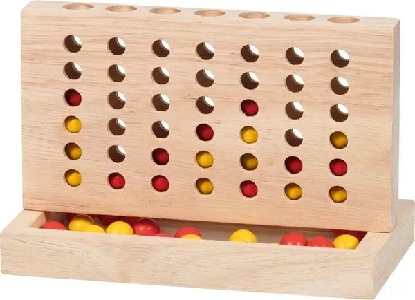 Goki Kinderspiel Vier gewinnt aus Holz