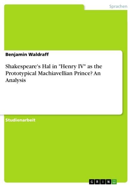 Shakespeare's Hal in 