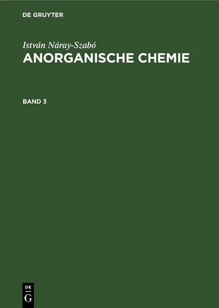 Anorganische Chemie. Band 3