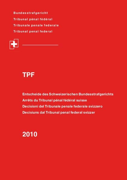 Entscheide des Schweizerischen Bundesstrafgerichts