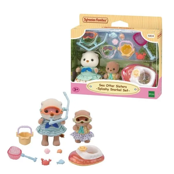 Sylvanian Families - Seeotter Schnorchel Spielset, Multicolor