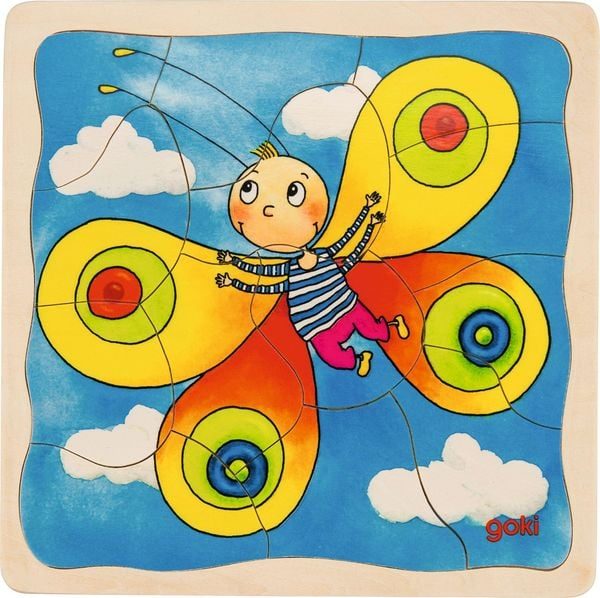 Goki Puzzle Schichtenpuzzle Die Raupe