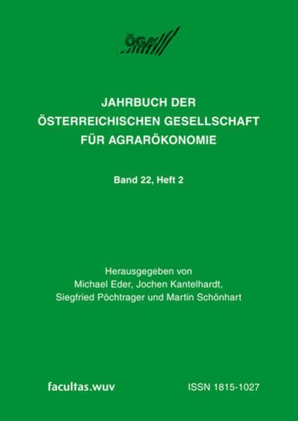 Ökosystemdienstleistungen und Landwirtschaft. Tl.2