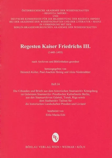 Die Urkunden und Briefe aus dem historischen Staatsarchiv Königsberg im Geheimen Staatsarchiv Preußischer Kulturbesitz Berlin