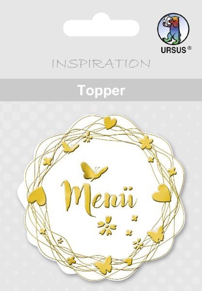URSUS Geschenk-Topper Men? Gold, Farbe