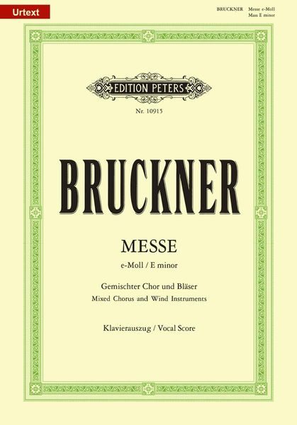 Messe e-Moll, Klavierauszug
