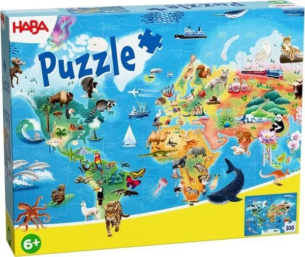 Puzzle Weltkarte