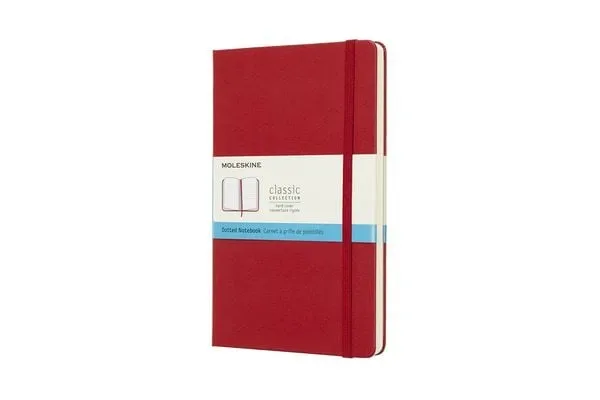 MOLESKINE Notizbuch L/A5 715420 Punktraster,HC,Scharlachrot