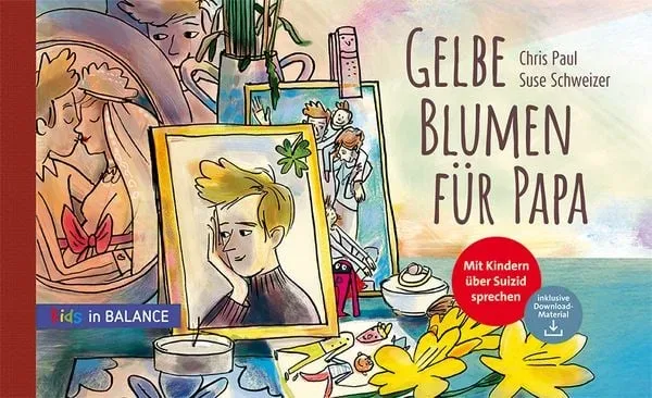 Gelbe Blumen für Papa