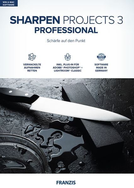 Franzis Sharpen Projects 3 professional