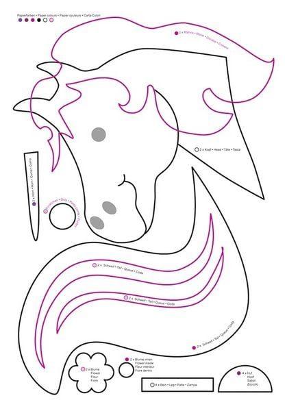 URSUS Laternen-Bastelset Einhorn, Farbe