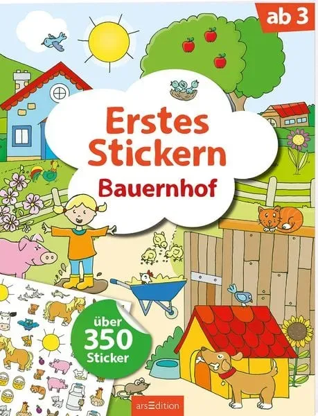 ARS EDITION - Erstes Stickern - Bauernhof