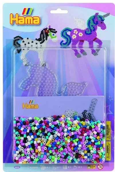 Hama Bügelperlen Einhorn | 2000 Stück