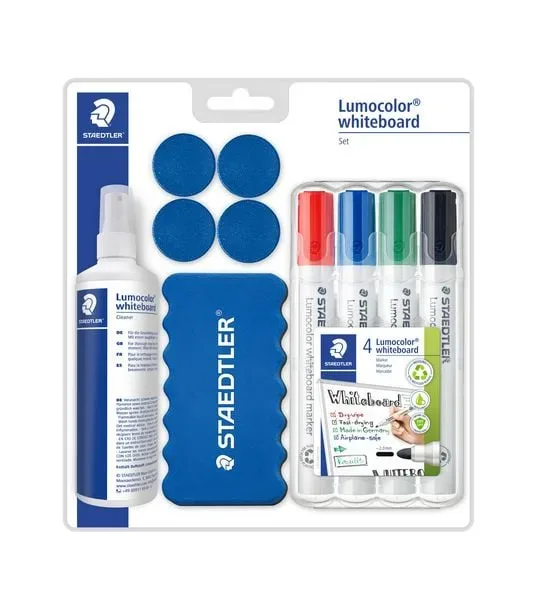 STAEDTLER Whiteboard-Marker Lumocolor 0,2 mm Farbig Sortiert Set