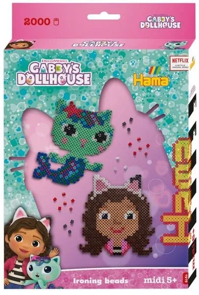 Hama Bügelperlen Kreativset GABBY'S DOLLHOUSE 2000 Perlen