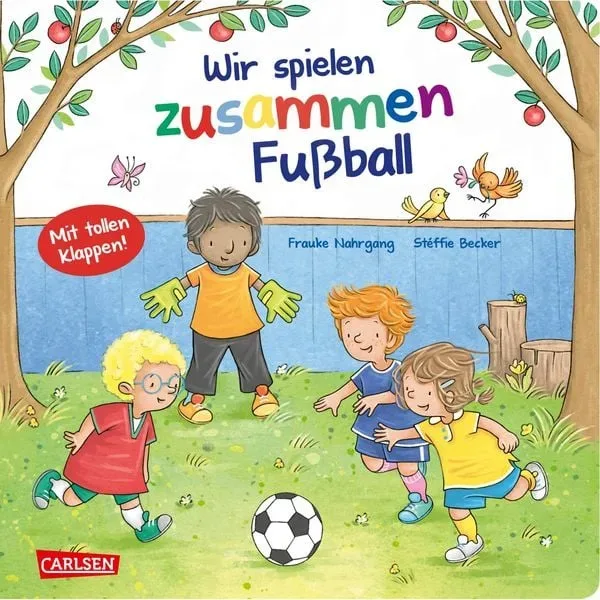 Carlsen - Wir spielen zusammen Fussball, Multicolor