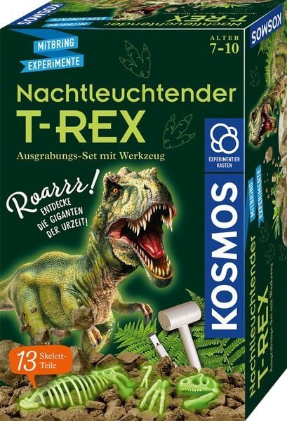 Kosmos - Nachtleuchtender T-Rex, Multicolor