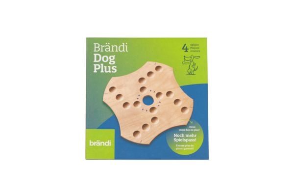 Stiftung Brändi Brändi Dog Plus 4 Spieler - Brettspiel (Mehrfarbig)