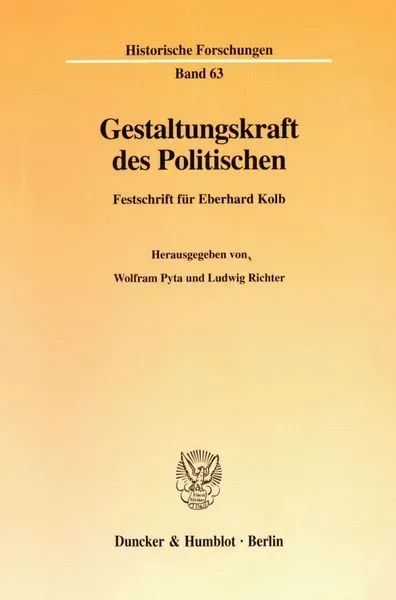 Gestaltungskraft des Politischen.