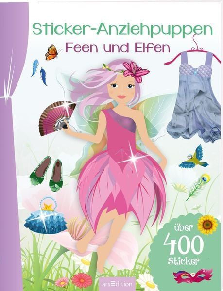 Ars Edition Sticker-Anziehpuppen - Feen und Elfen