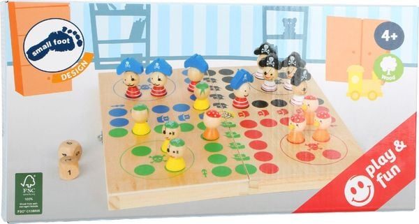 Small Foot Company 10951 - Ludo Pirateninsel, Würfelspiel