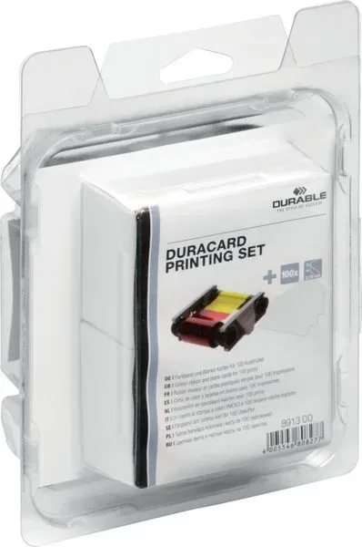 DURABLE Duracard Printing Set 891300 farbig ass.
