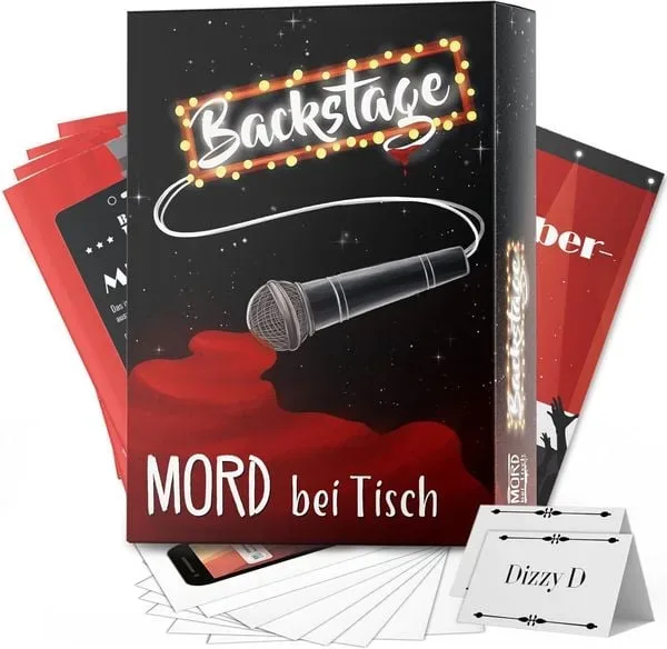 Mord bei Tisch - Krimidinner für Zuhause - Der Backstage Fall
