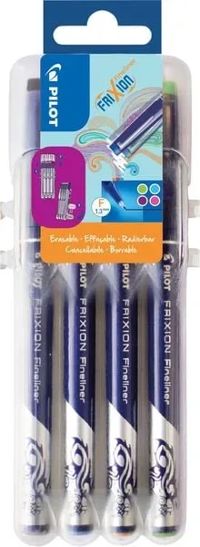 Pilot Fineliner 0.45 mm Farbig Sortiert 4 Stück